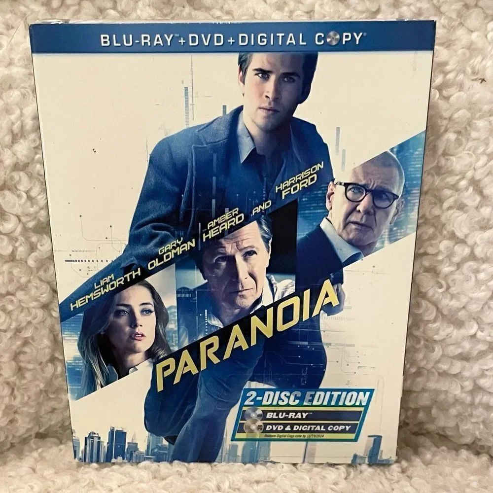 Paranoia Movie 2 Disc Edition Blu-ray DVD
